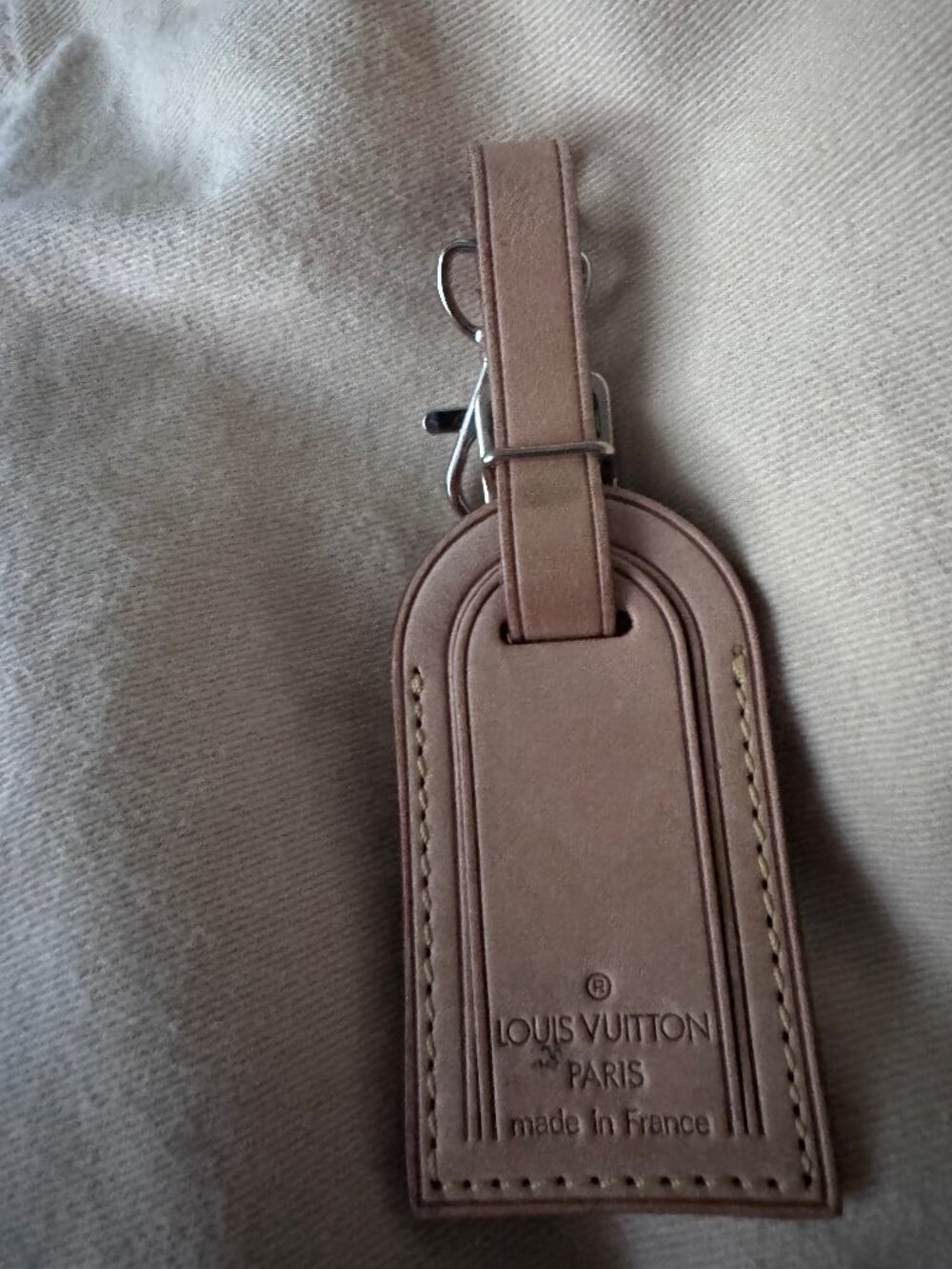 Authentic Louis Vuitton Luggage Tag